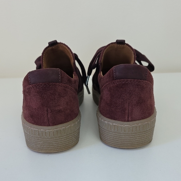 Gabor Maroon Suede Sneakers.  Size UK 5;  US 7 - Picture 5 of 11